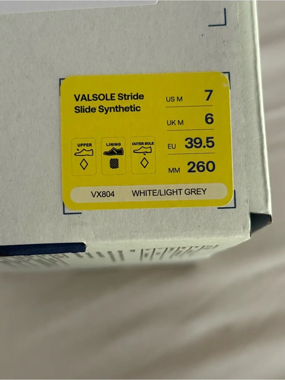 Valsole Recovery White Slide Sandals Size US 7M Orthopedic Shoes